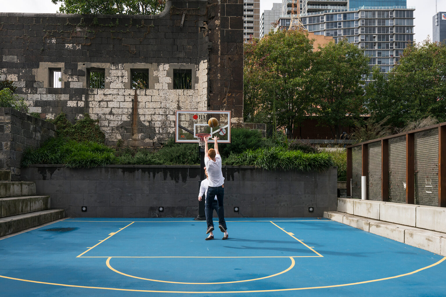 RMIT Basketball Court Alchemy Construct